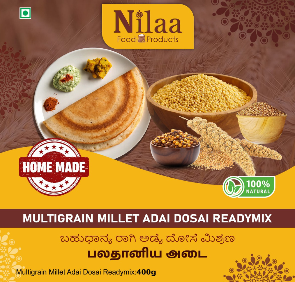 Multigrain Millet Adai Dosai