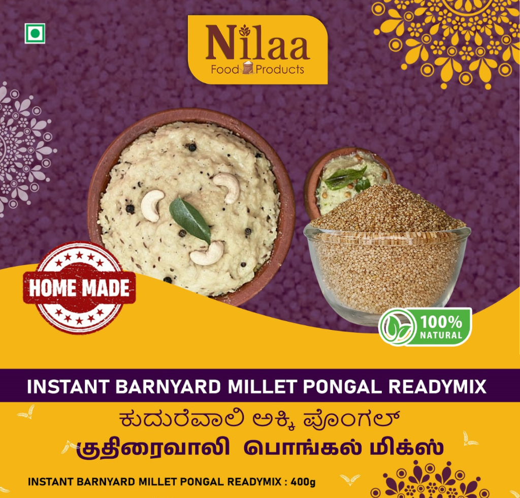 Instant Barnyard Millet (Kuthiraivaali) Pongal Ready Mix