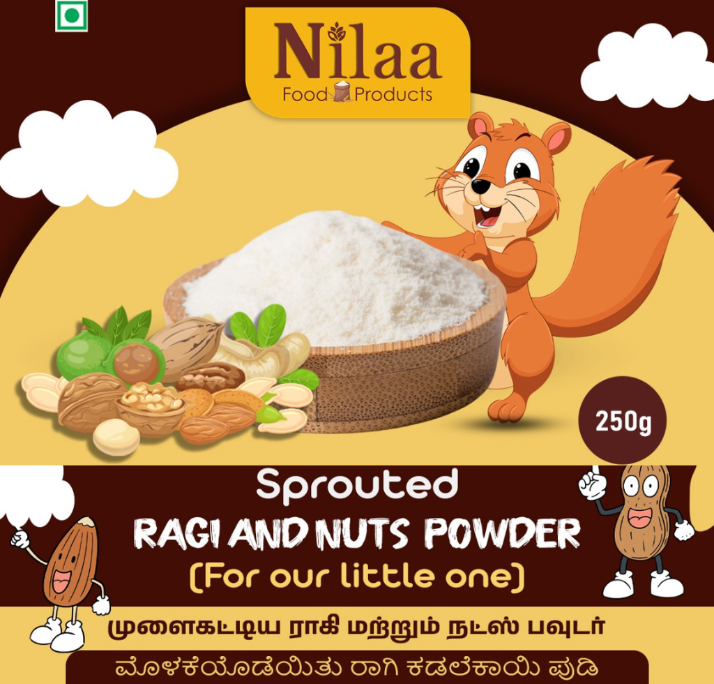 Sprouted Ragi And Nuts Powder